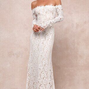Lulu lace boho wedding dress